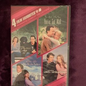 DVD 4 film favorites, romantic comedies, unopened